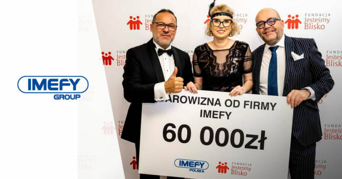 IMEFY soutient la fondation "Jesteśmy Blisko - Nous sommes proches".
