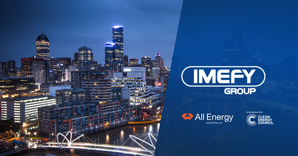 IMEFY va a participar en la Feria All-Energy de Australia 