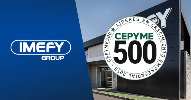 IMEFY, seleccionada entre las 500 empresas líderes en crecimiento de España: rumbo a la gala CEPYME500 2026